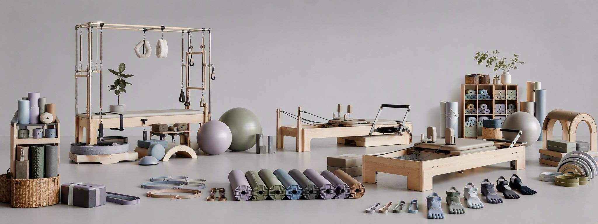 Yoga and Pilates equipment range